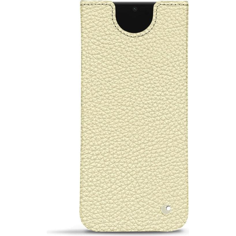 Noreve Lederschutzhülle (Samsung Galaxy S21), Smartphone Hülle, Weiss