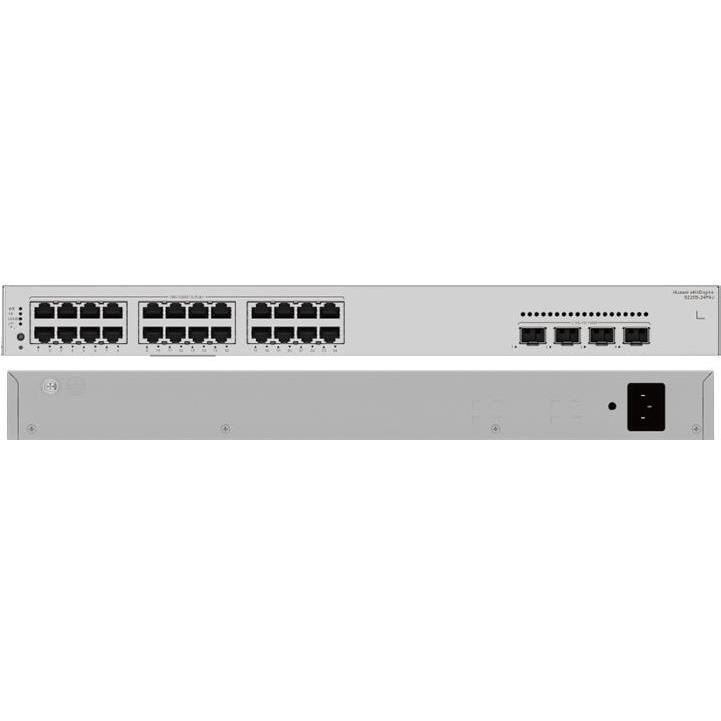 Huawei Data Communication S220S-24P4J S220S-24P4J S220S-24P4J 24x10/100/1000BASE-T ports 400 W PoE+ 