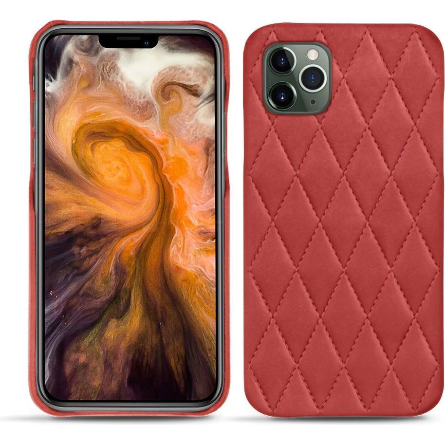 Noreve Lederschutzhülle (Apple iPhone 11 Pro Max), Smartphone Hülle, Rot
