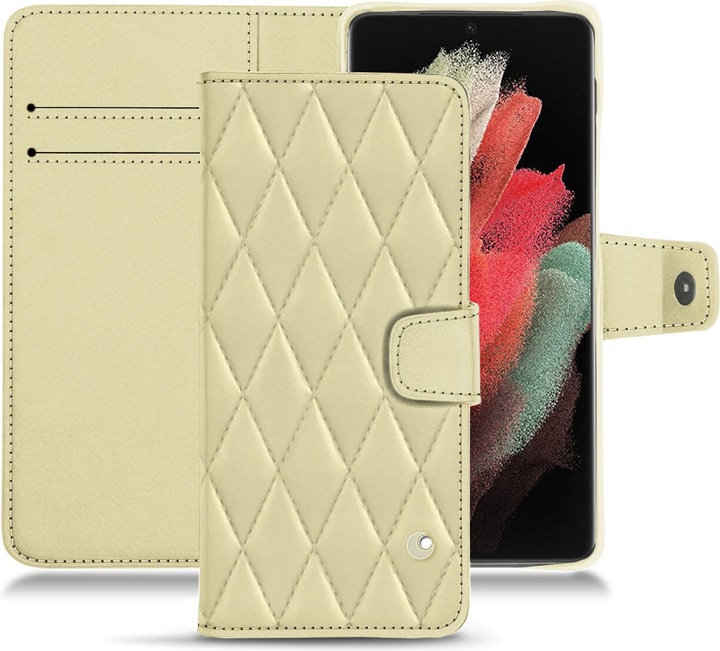 Noreve Lederschutzhülle Wallet (Samsung Galaxy S21 Ultra)
