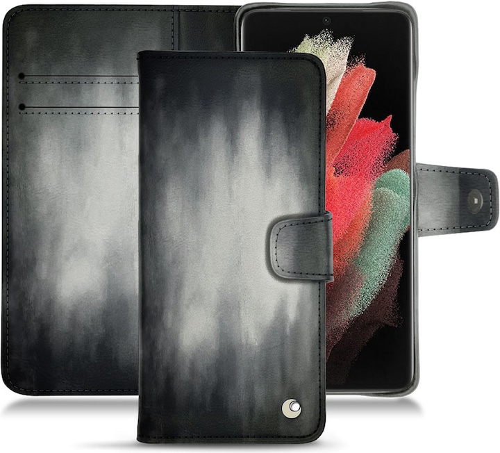 Actual product image Noreve Leather case wallet (Samsung Galaxy S21 Ultra)