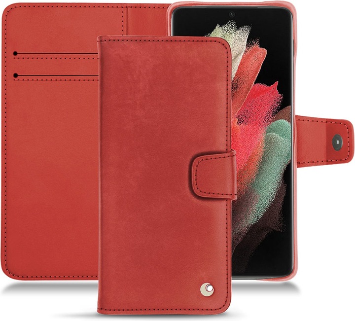 Actual product image Noreve Leather case wallet (Samsung Galaxy S21 Ultra)