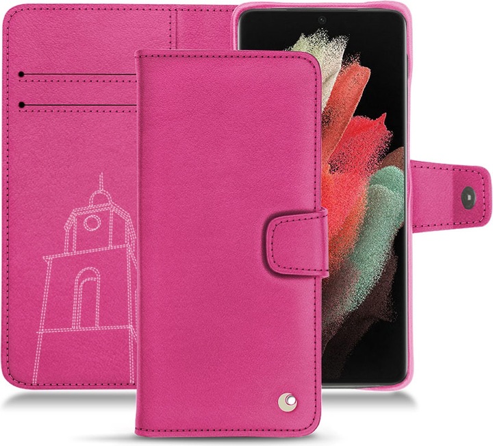 Noreve Lederschutzhülle Wallet (Samsung Galaxy S21 Ultra)