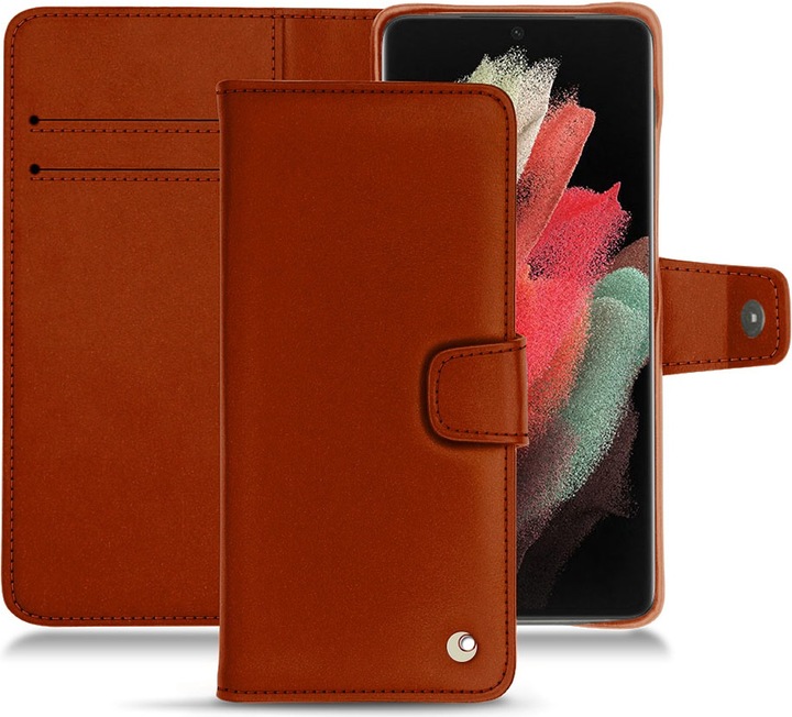 Actual product image Noreve Leather case wallet (Samsung Galaxy S21 Ultra)