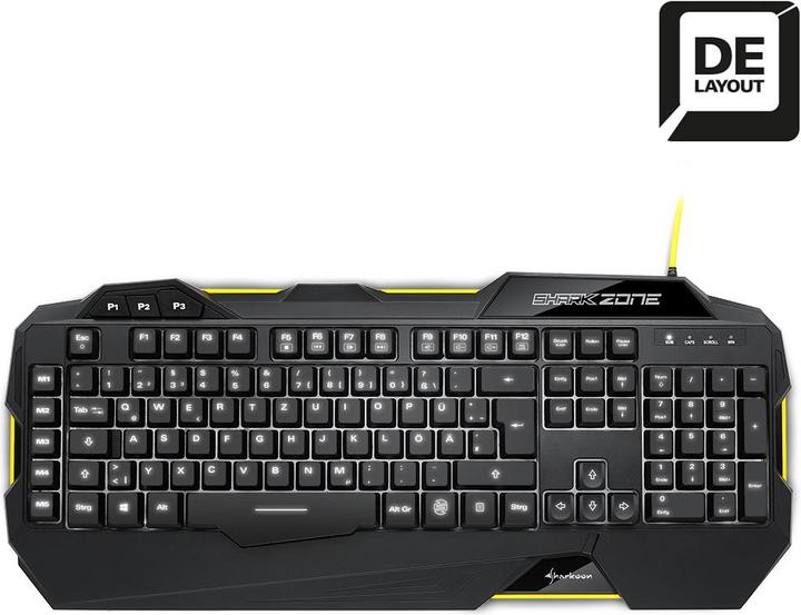 Produktbild Sharkoon K30 Gaming Keyboard (DE, Kabelgebunden)