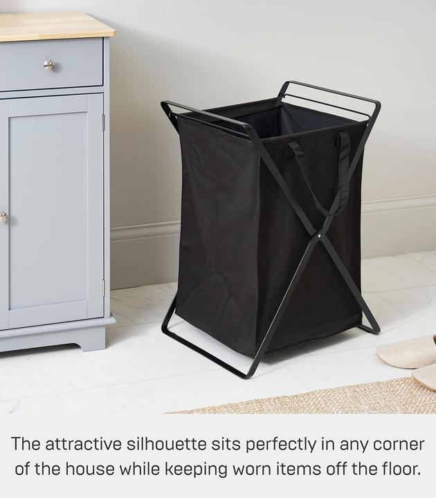 Actual product image Yamazaki Wäschekorb mit herausnehmbarer Tasche TOWER (45 l)