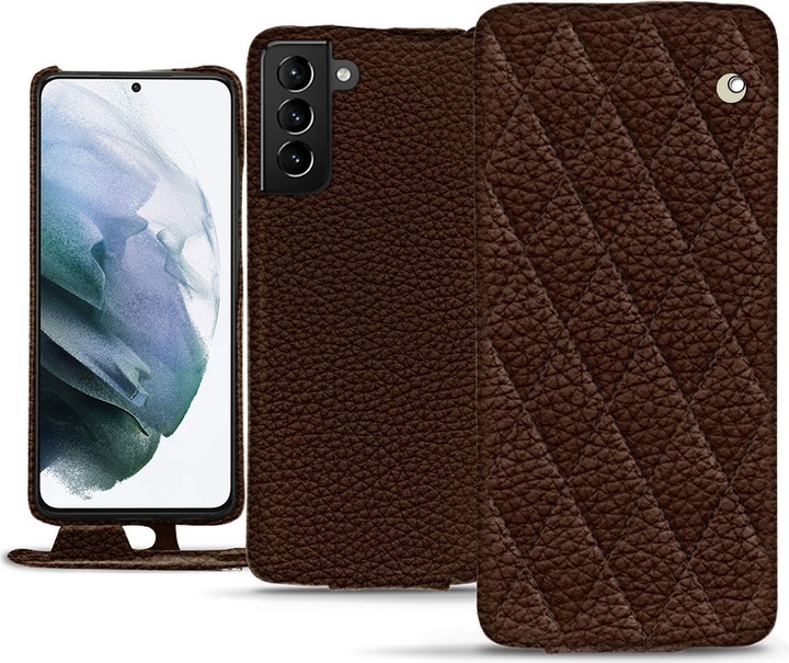 Noreve Lederschutzhülle vertikal (Samsung Galaxy S21+)