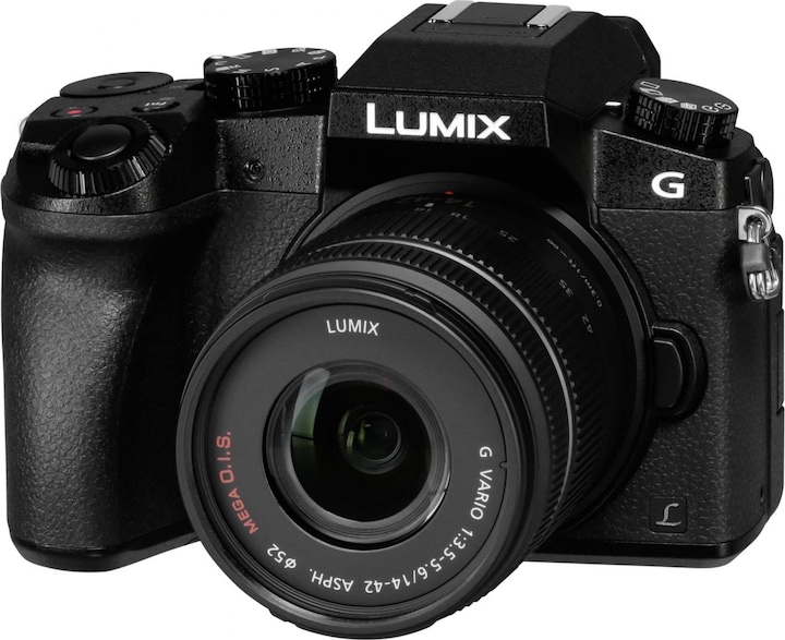 Actual product image Panasonic DMC-G70KAEGK Lumix G (14 - 42 mm, 16 Mpx, Micro Four Thirds)