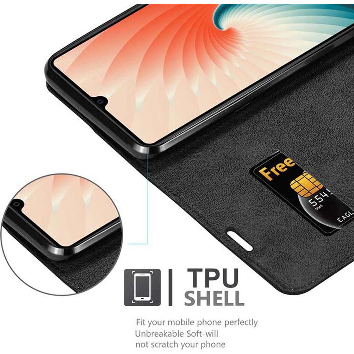 Thumbnail - Cadorabo Book Invisible Magnet Cover (Huawei Mate 20), Smartphone Hülle, Schwarz