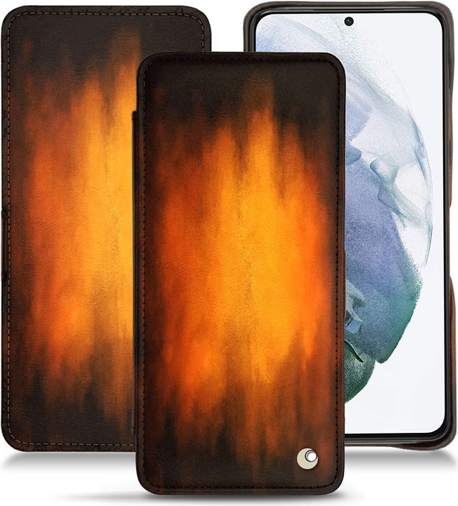 Actual product image Noreve Leather case horizontal (Samsung Galaxy S21+)