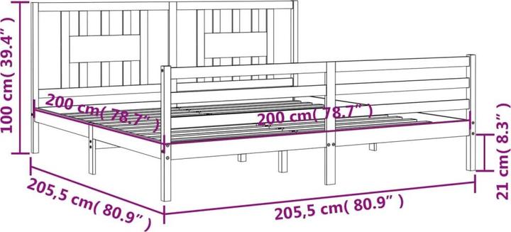 Actual product image vidaXL Lilianne (200 x 200 cm)