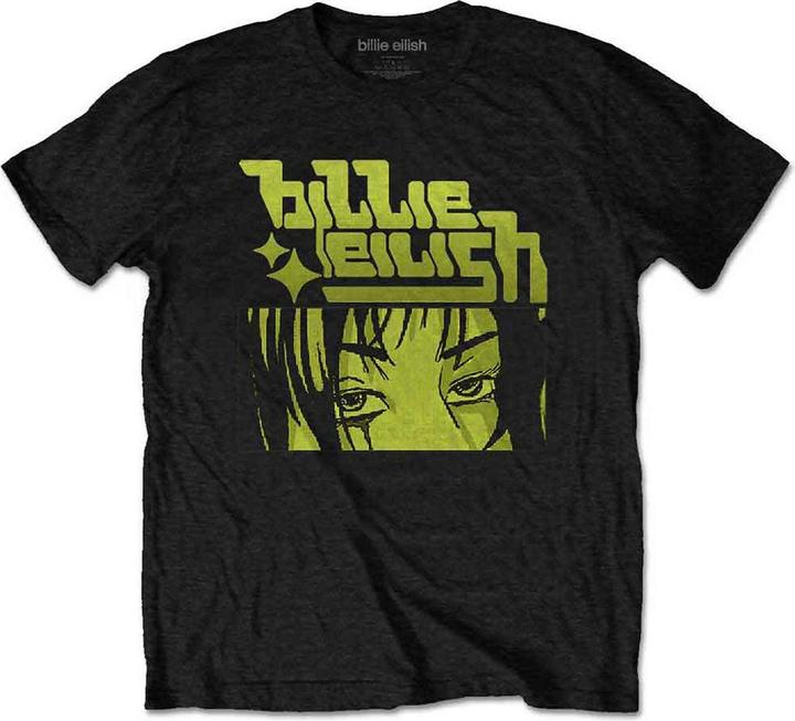 Actual product image Billie Eilish Anime Logo (XL)