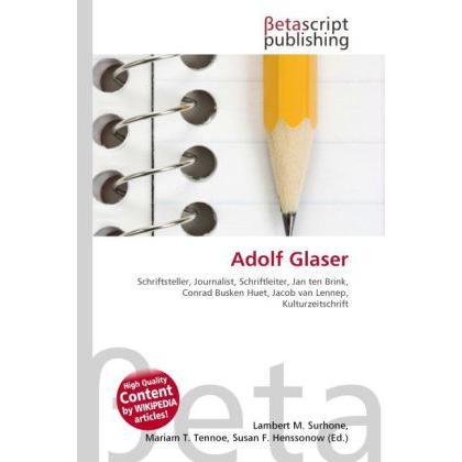 Thumbnail - Adolf Glaser, Fachbücher