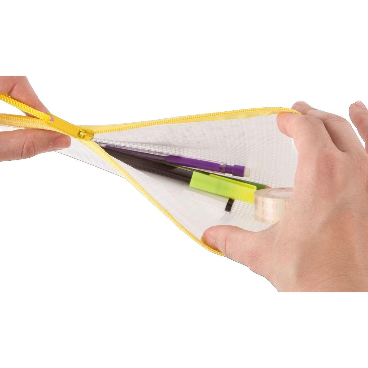 Thumbnail - Tarifold, Mappe, Reissverschlusstasche PVC gelb DL 250x215mm VE=8 Stück (DL, 8 x)