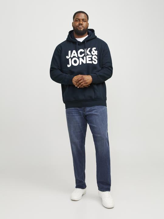 Produktbild Jack & Jones Basic Logo Plus Size Hoodie (8XL)