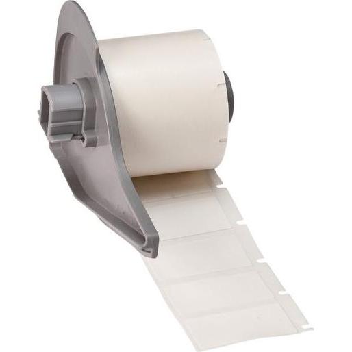 Brady, Etiketten, M7-30-483, Polyester, Weiss, glänzend, 38.10 x 19.05 mm, extra stark haftend (250 E.)