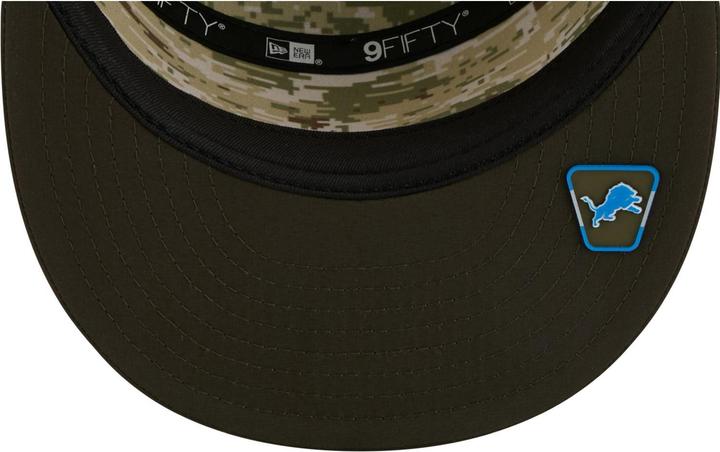 Produktbild New Era 9Fifty Split Panel Cap - Salute Detroit Lions (One Size)