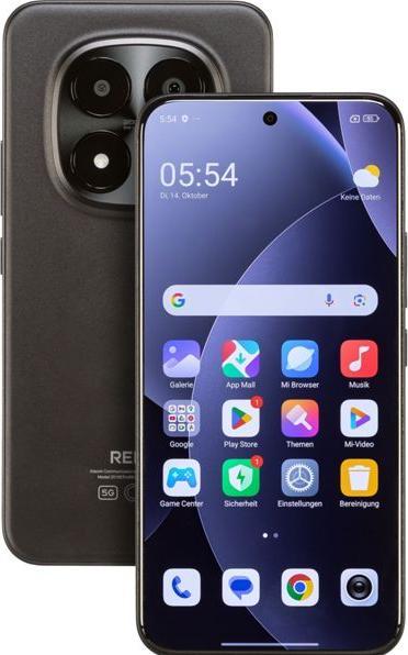 Productafbeelding Xiaomi Redmi Note 15 Pro + (256 GB, Black, Zwart, 6.83", Dubbele SIM, 5G)