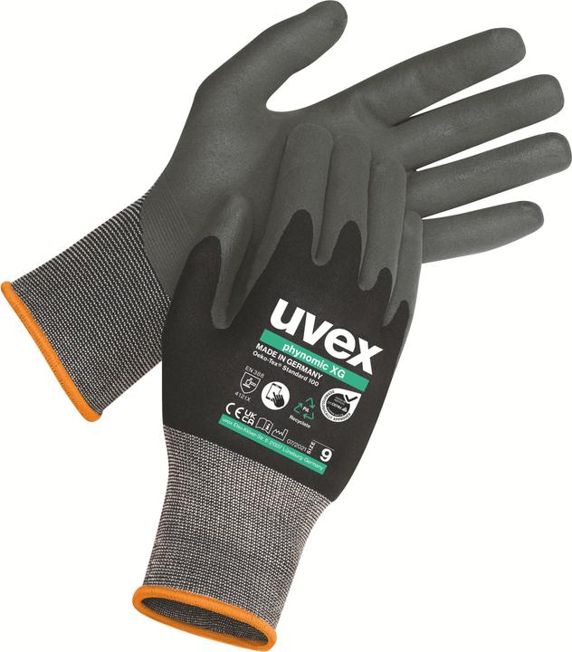Actual product image Uvex Safety Polyamide work glove size (10)