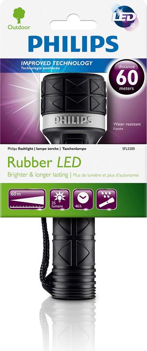 Immagine prodotto Philips Torcia LED in gomma (25 lm)