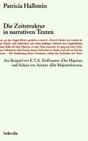 Produktbild Die Zeitstruktur in narrativen Texten (Deutsch, Patricia Hallstein, 1997)