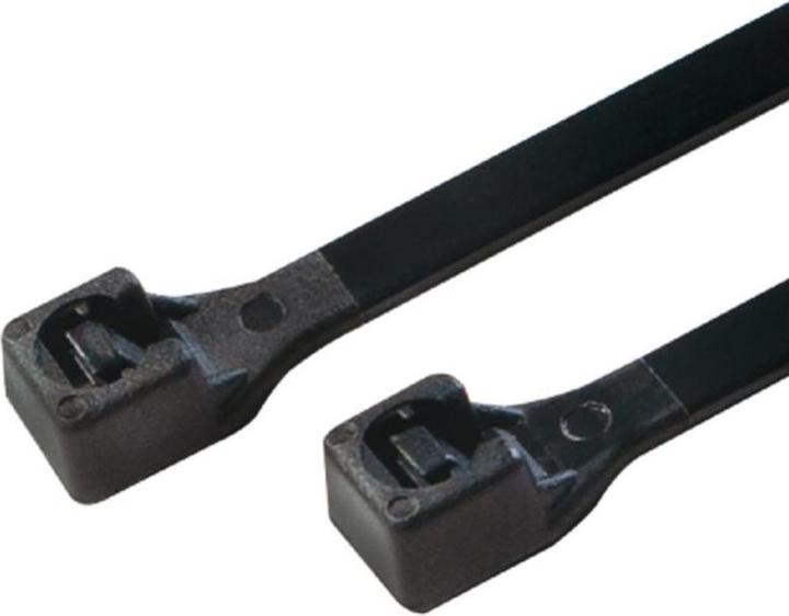 Produktbild LogiLink Kabelbinder 100 Stück, Länge: 400 mm, Stärke: 4,4 mm, schwar (Kunststoffkabelbinder, 400 mm, 100 Stk.)