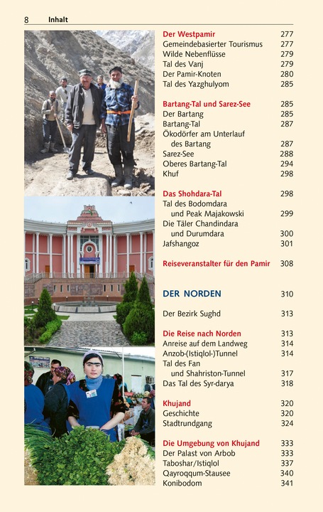 Actual product image Reiseführer Tadschikistan (German, Dagmar Schreiber, 2025)