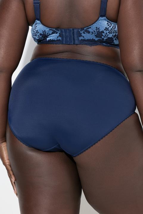 Produktbild Ulla Popken Midislip, Spitzeneinsatz, Mikrofaser (60, Einzelpack)