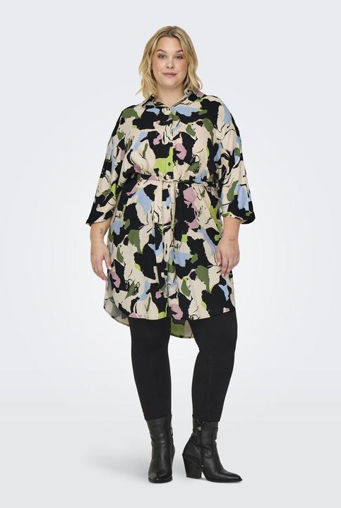 Actual product image Only CARISIDORA Midikleid Tunika mit halber Knopfleiste (48)