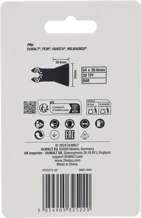 Produktbild DeWalt DT20773-QZ Sägeblatt 1 St.