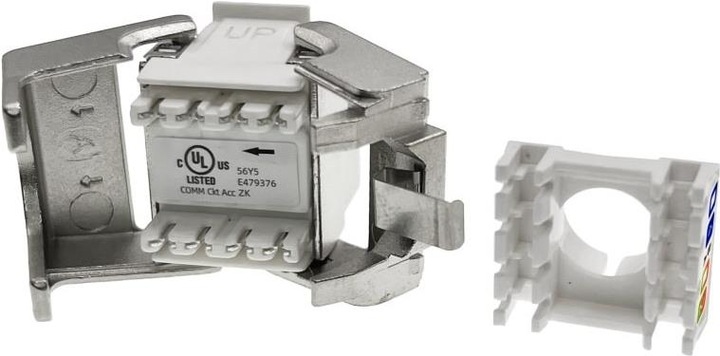 Actual product image Alantec Modulus Keystone RJ45 Cat.6 PoE+ STP (Keystone module)