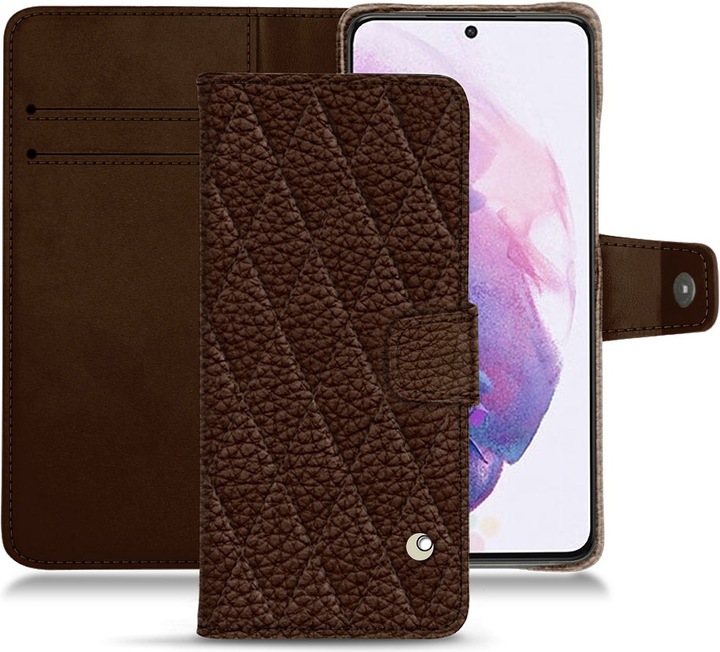Noreve Lederschutzhülle Wallet (Samsung Galaxy S21)