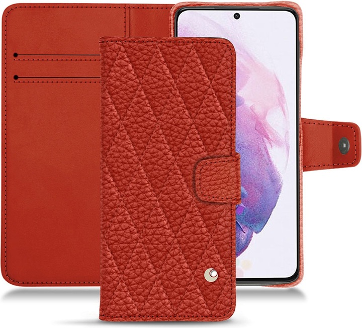 Noreve Lederschutzhülle Wallet (Samsung Galaxy S21)