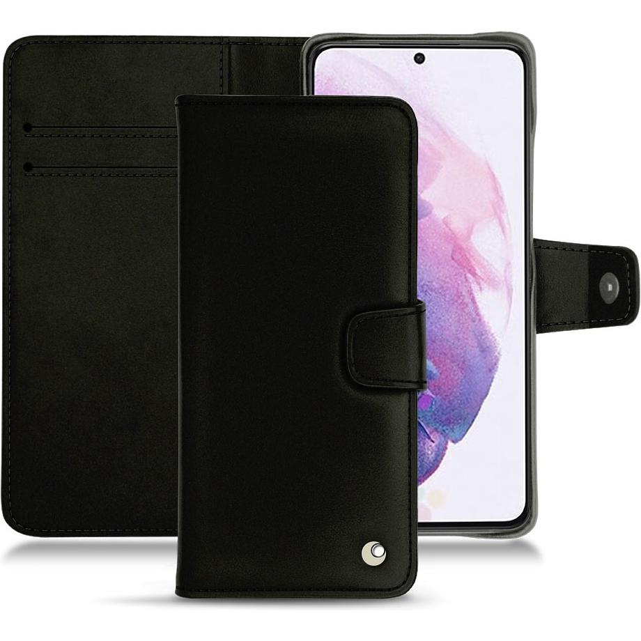 Thumbnail - Noreve Lederschutzhülle Wallet (Samsung Galaxy S21+), Smartphone Hülle, Schwarz