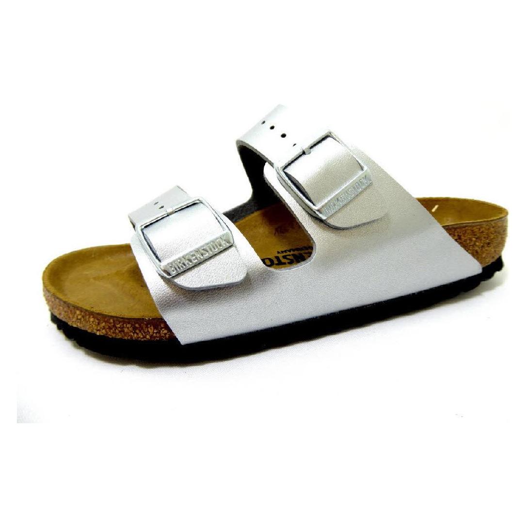 Birkenstock, Vrouwen, Sandalen, Arizona, Zilver, (38)