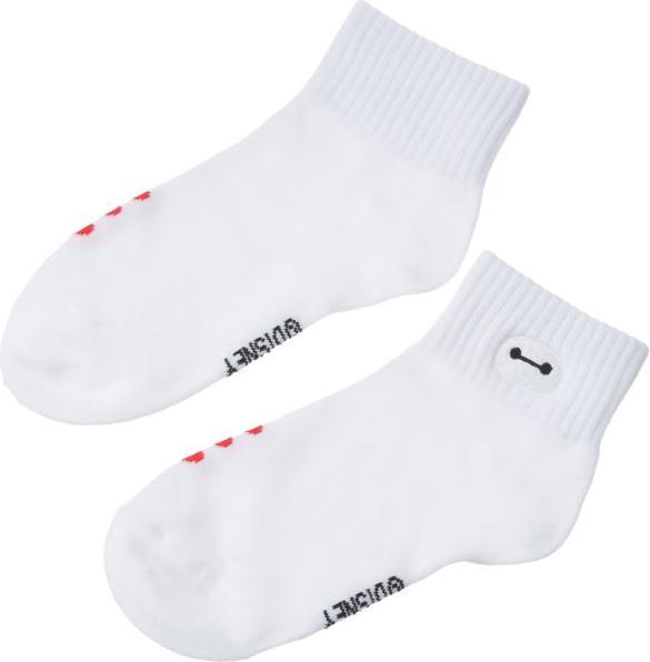 Immagine prodotto Disney Baymax Gesichtsstickerei Kurzsocken Weiss 36-39 (36 - 39)
