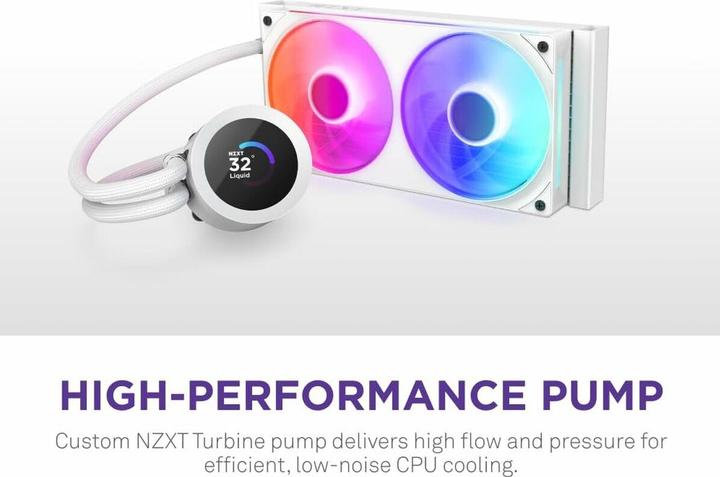 Actual product image NZXT Kraken Plus RGB 240 (weiss)