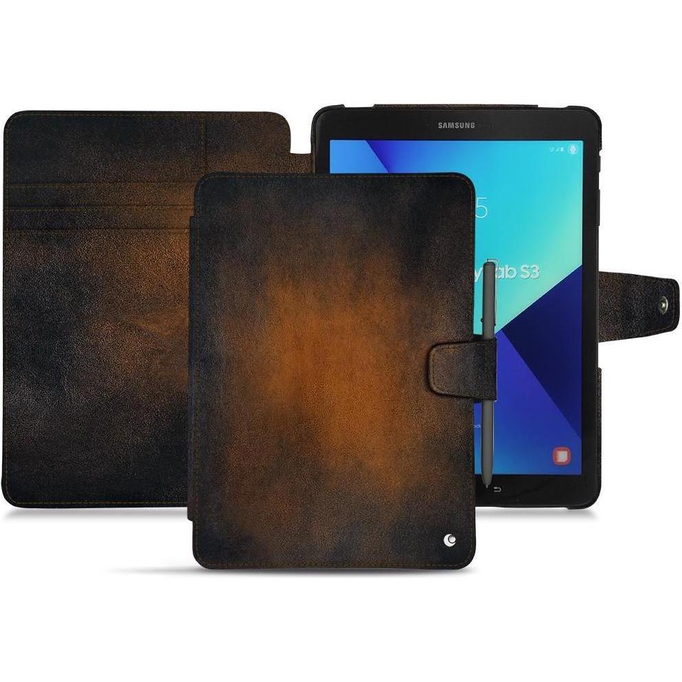 Thumbnail - Noreve Lederschutzhülle Wallet (Galaxy Tab S3 9.7 (2017)), Tablet Hülle, Braun