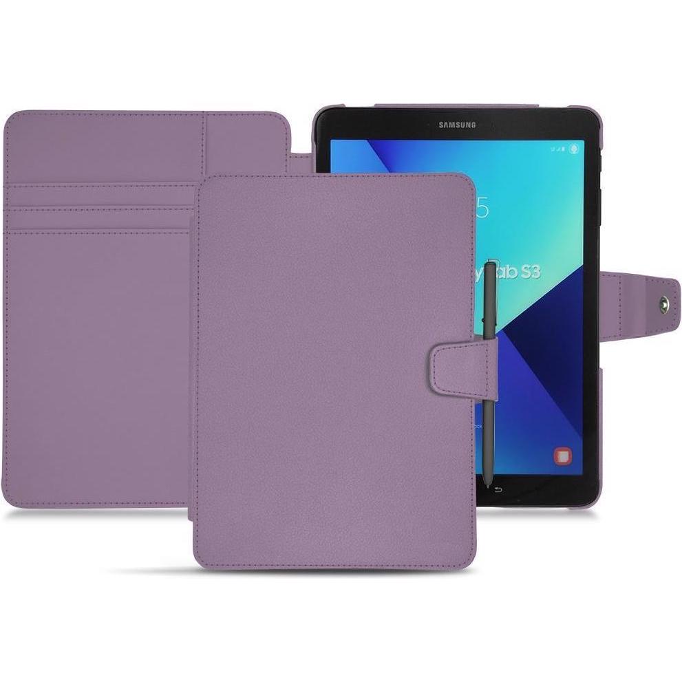 Noreve Lederschutzhülle Wallet (Galaxy Tab S3 9.7 (2017)), Tablet Hülle, Violett