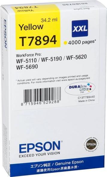 Actual product image Epson T7894 DuraBrite Ultra (Y)
