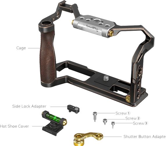 Actual product image SmallRig 3872 Retro Handheld Cage Kit for FUJIFILM X-T5 (Novelty) (Cage)