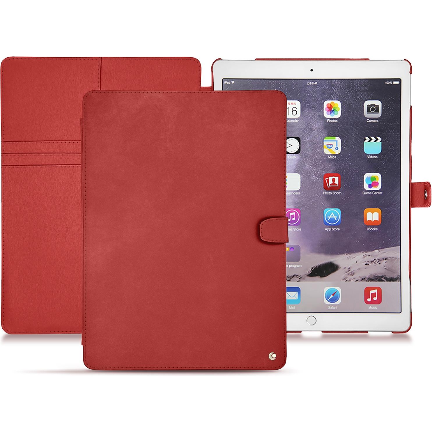 Noreve Lederschutzhülle Wallet (iPad Pro 12.9 2017 (2. Gen)), Tablet Hülle, Violett