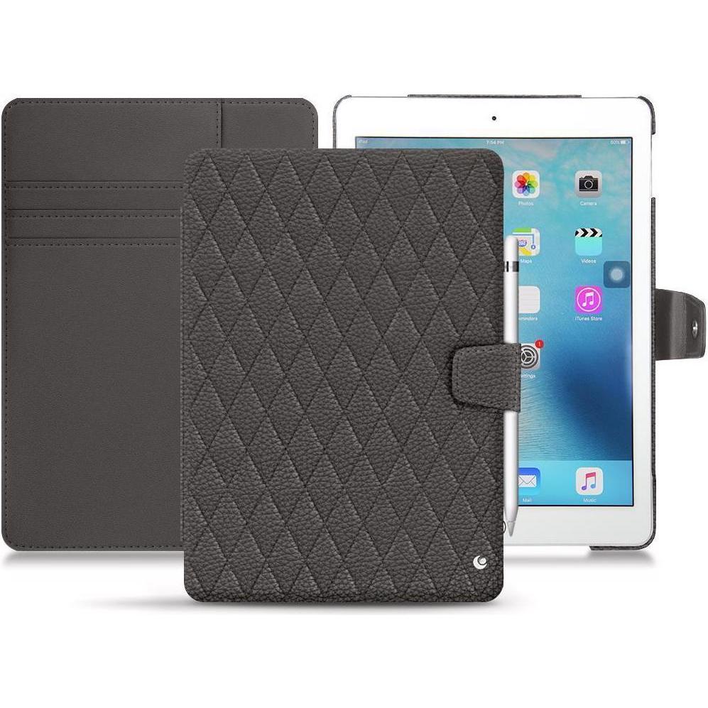 Noreve Lederschutzhülle Wallet (iPad 9.7), Tablet Hülle, Grau
