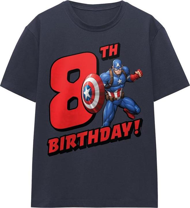 Produktbild Captain America TShirt 8 Geburtstag (S)