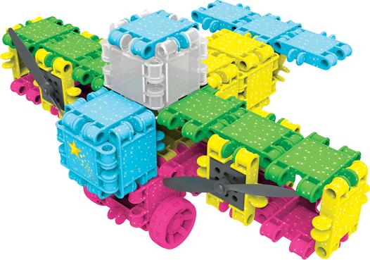 Produktbild Clics Building Blocks - Glitzerbaukasten 8in1