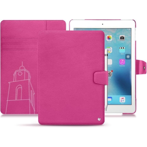 Noreve Lederschutzhülle Wallet (iPad 9.7), Tablet Hülle, Rosa