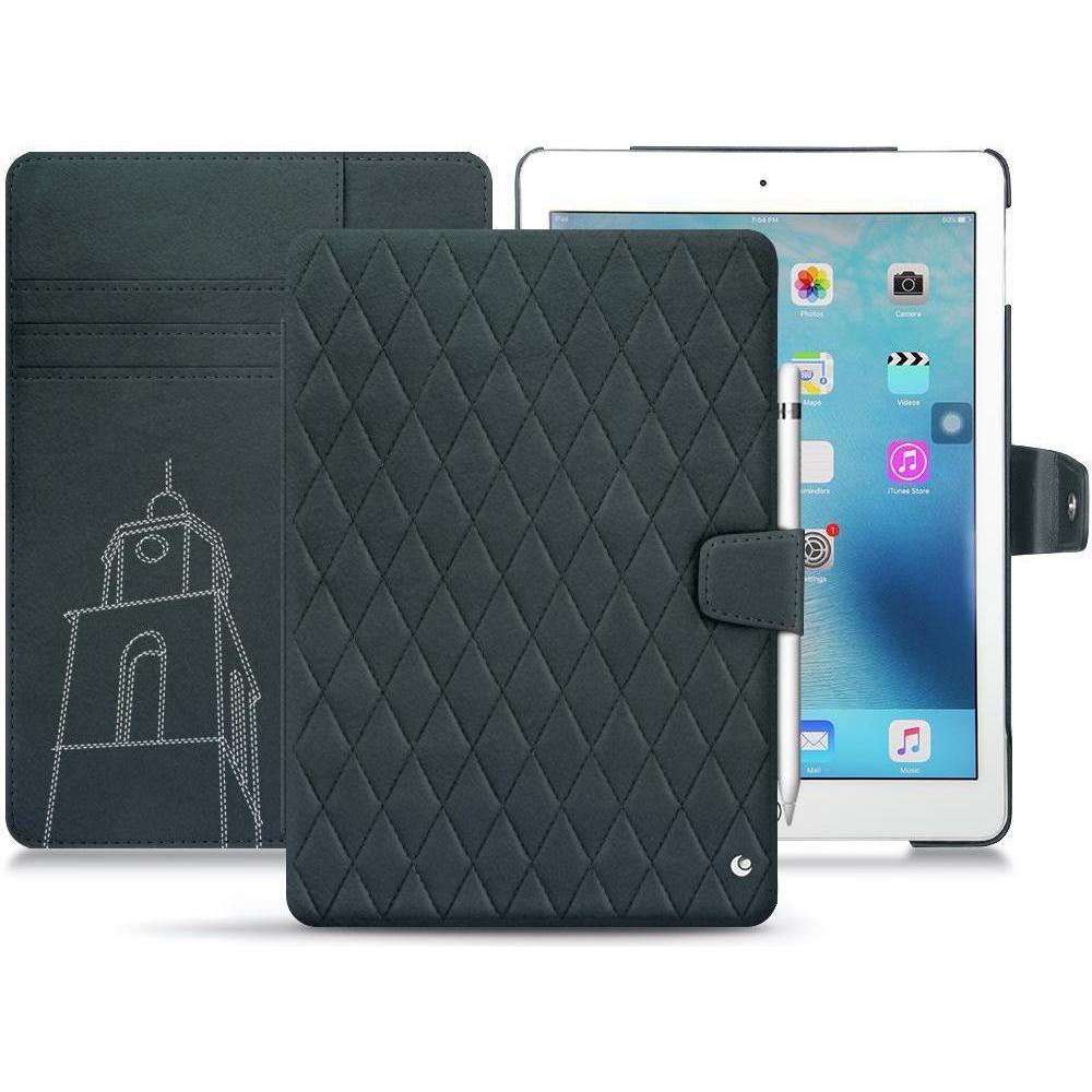 Noreve Lederschutzhülle Wallet (iPad 9.7), Tablet Hülle, Blau