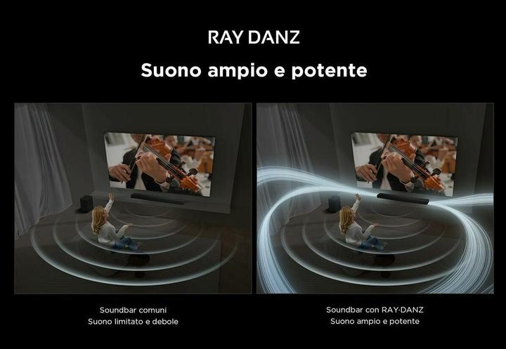 Actual product image TCL Q75H Q Class 5.1.2 Channel Sound Bar with Dolby Atmos, Ray Danz Technology, and Wireless Subwoofwer (620 W, 5.1.2 Channel)