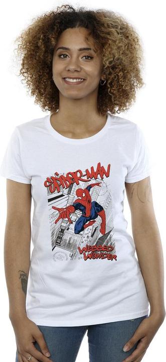 Immagine prodotto Spider-Man Sketch City Maglietta Donna (XL)