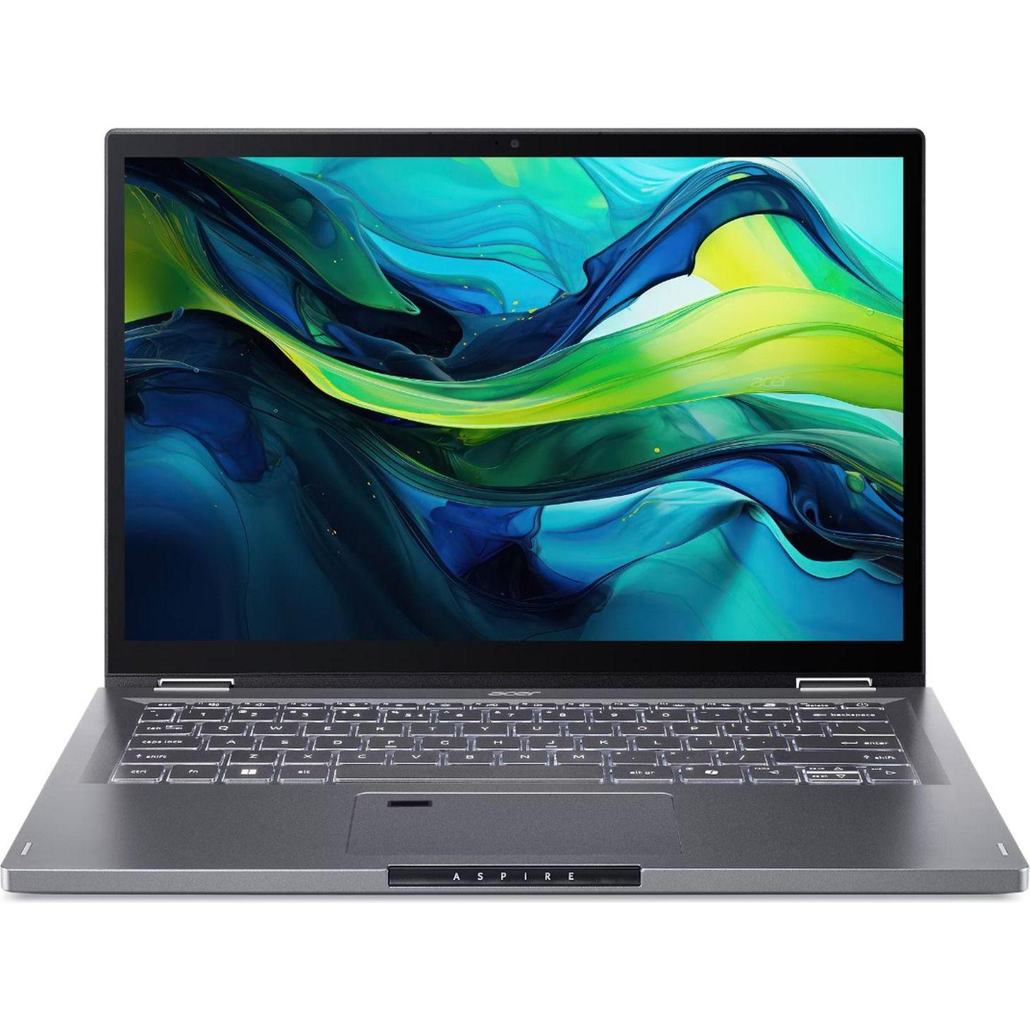 Acer Aspire Spin 14 (14", 512 GB, 16 GB, DE, Intel Core Ultra 5 115U), Notebook, Grau